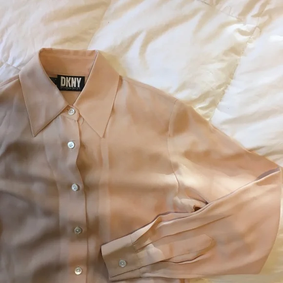 90s DKNY silk bodysuit - Picture 1 of 7